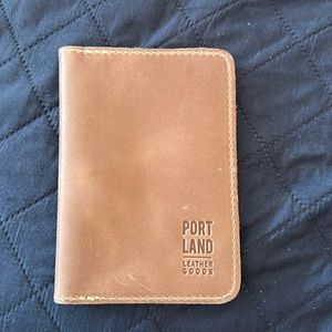 Leather Modern Passport Holder